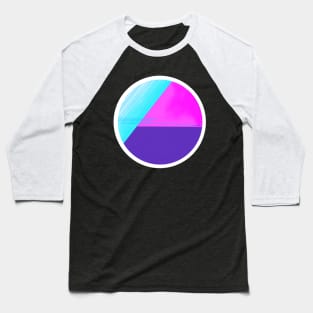 Tricolour Circle Baseball T-Shirt